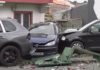 Un mozo ferido nun aparatoso accidente en Vilanova