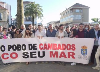 Cambados bótase á rúa na defensa do sector mar-industria