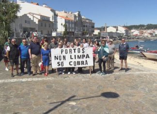 Veciñanza e goberno da Illa mobilízanse contra a falta de mantemento de Portos no paseo marítimo do Cantiño Veciñanza e goberno da Illa mobilízanse contra a falta de mantemento de Portos no paseo marítimo