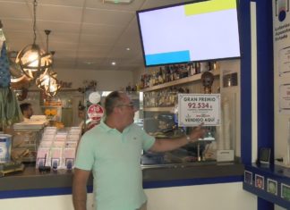 A bonoloto premia con 92 mil euros a un boleto selado no Barileza Pizza Pool de Dena A bonoloto premia con 92 mil euros a un boleto selado no Barileza Pizza Pool de Dena