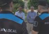 O Director Xeral de Emerxencias supervisa o traballo dos policías en prácticas en Porto do Son