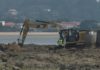 A confraría de Cabo denuncia os danos ocasionados nos seus bancos por unhas obras