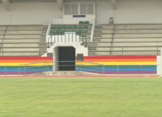 A bandeira da diversidade lucirá de xeito permanente no estadio da Alta