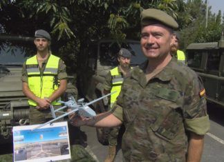 Un avión non tripulado do Exército vixiará os montes na Operación Centinela Galego