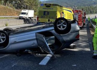 Unha colisión frontal no corredor Brión-Noia deixa dous falecidos