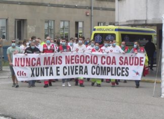 Os traballadores das ambulancias de Pontevedra e O Salnés non desbotan a folga contra un servizo ‘deficitario’