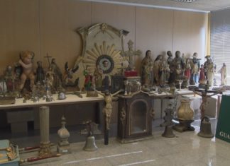 Recuperan case 200 pezas de arte sacro dirixidas ao comercio ilegal