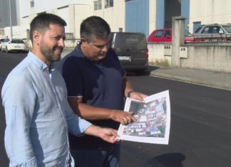 Cambados remata os asfaltados en Sete Pías e anuncia a renovación da iluminación de todo o polígono
