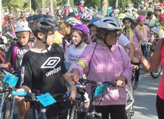 800 rapaces coas súas bicis toman o centro de Vilagarcía