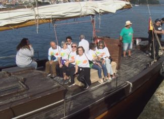 Agadea Alzheimer comeza o seu peculiar camiño de Santiago na Illa de Arousa Agadea Alzheimer comeza o seu peculiar camiño de Santiago na Illa de Arousa