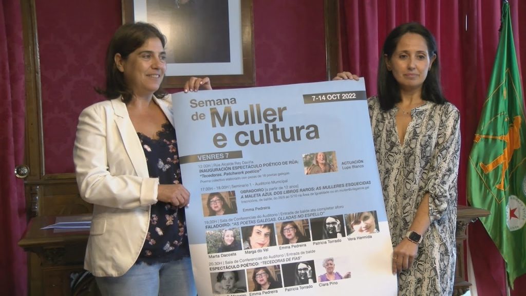 Vilagarcía dedicará a Semana da Muller e Cultura ao papel das mulleres na poesía
