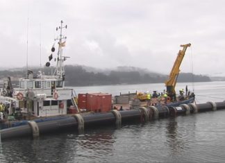 O emisario submarino da ría de Pontevedra conectarase coa EDAR dos praceres a comezos do 2023