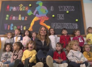 Arantxa Sánchez visita o CEIP A Florida e aconsella ao alumnado que se esforce e goce loitando polos seus soños Arantxa Sánchez visita o CEIP A Florida e aconsella ao alumnado que gocen e se esforcen loitando polos seus soños