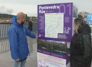 A mostra ‘Pontevedra Flúe’ explica na rúa a estratexia da cidade para afrontar o cambio climático