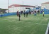 O colexio Plurilingüe de San Roque de Corón conta xa cunha pista multideporte de herba artificial O colexio Plurilingüe de San Roque de Corón conta xa cunha pista multideporte de herba artificial