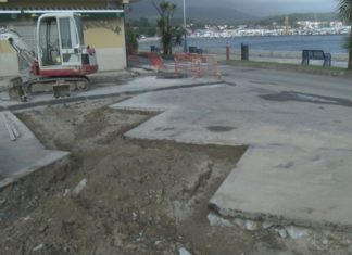 En marcha as obras de mellora de accesibilidade no Paseo dos Areos