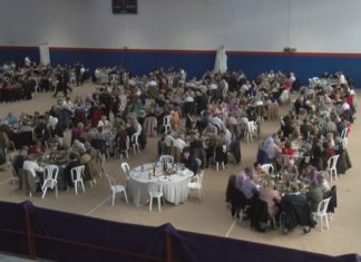 500 maiores participan no Xantar da Terceira Idade de Boiro