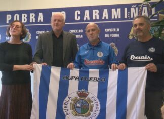 O concello da Pobra e o Puebla F.C. asinan un convenio de patrocinio por valor de 6 mil euros