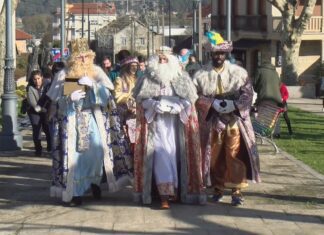 Os Reis Magos percorren as Rías Baixas