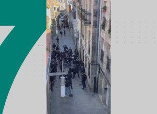 O concello de Pontevedra considera ‘lamentables’ as pelexas entre ultras de Pontevedra e Leonesa