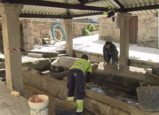 Cambados comeza as obras de renovación do lavadoiro de Santo Tomé