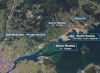 A reforma da estrada vella de Marín estará rematada a finais de 2024