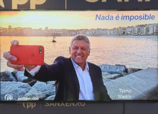 Telmo Martín rompe coa imaxe tradicional das campañas electorais e asegura que ‘Nada é imposible’ para Sanxenxo