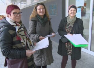 Recollen preto de 3000 sinaturas en Ribeira para esixir melloras no transporte público