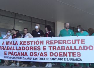 Nova mobilización no Barbanza para denunciar a falta de internistas