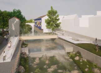 O plan de integración urbana do río Tins transformará a Serra de Outes