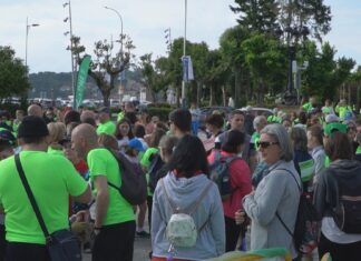 Preto de 500 persoas camiñan contra o cancro na Pobra