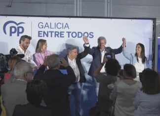 Alfonso Rueda apoia ós candidatos do Barbanza nos actos centrais da campaña