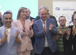 García Diéguez promete traballo e boa xestión para tratar recuperar a alcaldía de Boiro