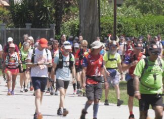A forte calor marcou o desenvolvemento dos 100 dos International Trekkers