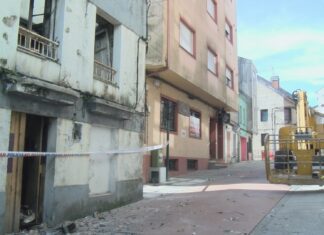O Concello inicia o derrube da ‘narcovivenda’ de Romero Ortíz