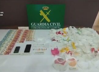 Golpe ó ‘menudeo’ de drogas en Boiro