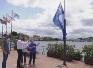 O Náutico de Boiro presume de calidade, accesibilidade e sustentabilidade coa bandeira azul