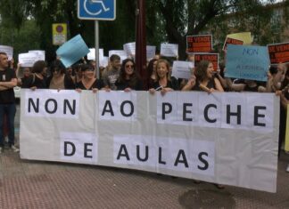 O CIFP A Xunqueira mobilízase contra a eliminación da presencialidade en varios ciclos de FP