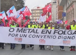 Segundo día de folga do sector do metal: ‘as mobilizacións irán a máis se non hai propostas serias’