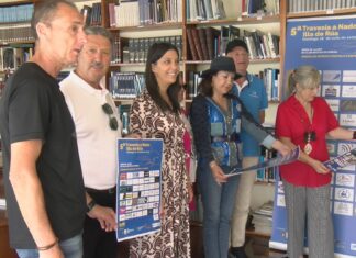 Máis dun cento de nadadores percorrerán a distancia entre a Illa de Rúa e o Náutico de Ribeira