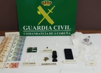 Detido un veciño de Rianxo que vendía droga nos locais de ocio