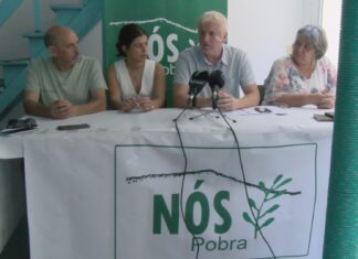 Nós Pobra decide apartar a Xosé Lois Piñeiro e Estefanía Ramos