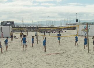 As pistas deportivas da praia de Baltar xa están dispoñibles para gozar do deporte na praia As pistas deportivas da praia de Baltar xa están dispoñibles para gozar do deporte na praia