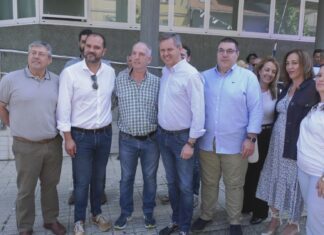 José Miñones ratifica o apoio do goberno á plataforma contra os vertidos de San Finx