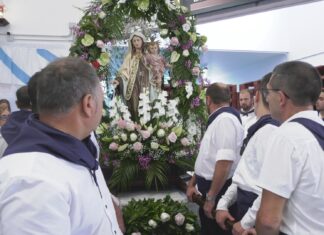 As vilas mariñeiras do Barbanza celebraron o Carme con numerosas procesións marítimas