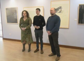 Inaugurada en Ribeira a exposición do XVII Premio Internacional de Arte Gráfico ‘Jesús Núñez’