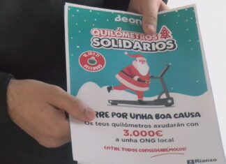 ‘Quilómetros Solidarios’ en favor de Cáritas Rianxo
