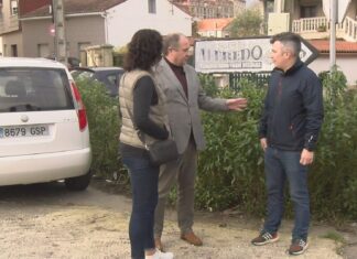 O PP de Boiro denuncia a ‘chapuza’ nas obras de mellora do firme en Cabo de Cruz