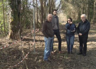 En marcha a rexeneración da mina de Trema, entre Valga e Catoira, un lugar con potencial medioambiental