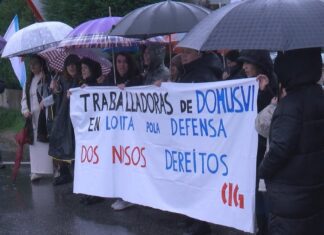 As traballadoras de DomusVi Ribadumia inician as mobilizacións e reclaman a compensación dos festivos